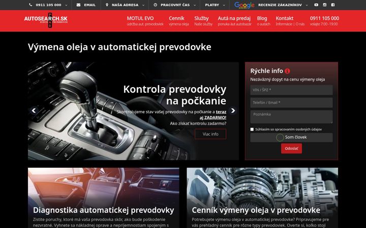 Screenshot of autosearch.sk