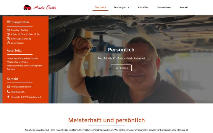 Screenshot of autoseitz.info