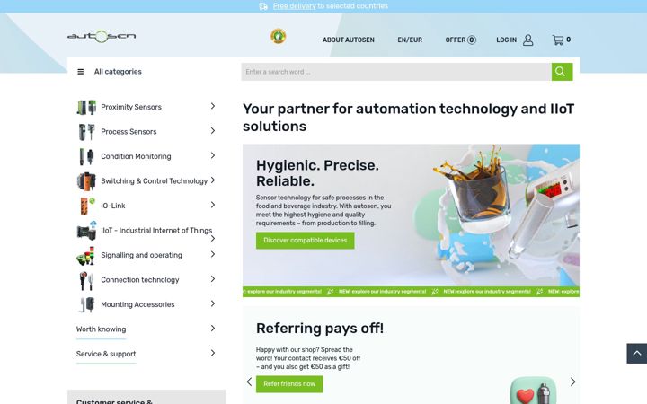 Screenshot of autosen.gmbh