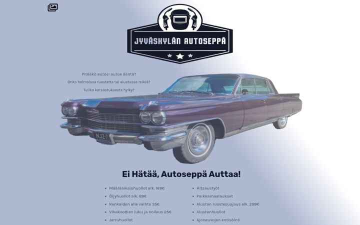 Screenshot of autoseppa.fi