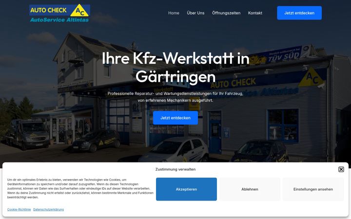 Screenshot of autoservice-altintas.de