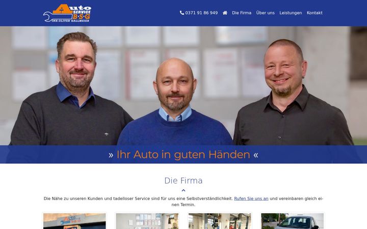Screenshot of autoservice-bsg.de