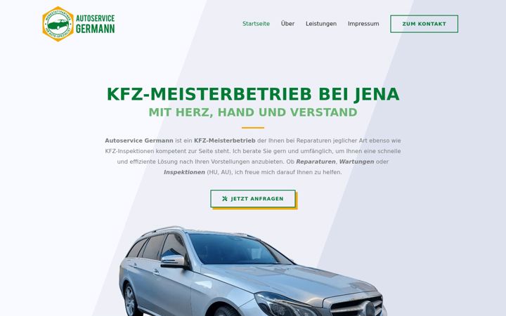 Screenshot of autoservice-germann.com