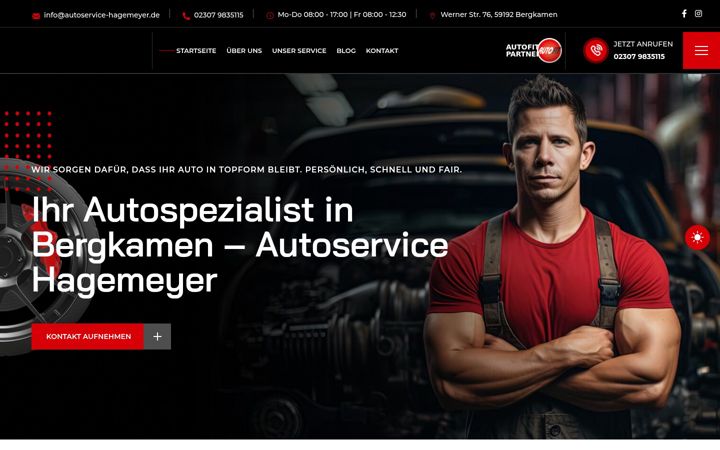 Screenshot von autoservice-hagemeyer.de