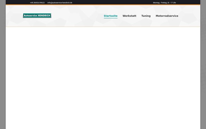 Screenshot of autoservice-hendrich.de