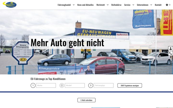 Screenshot of autoservice-ks.de
