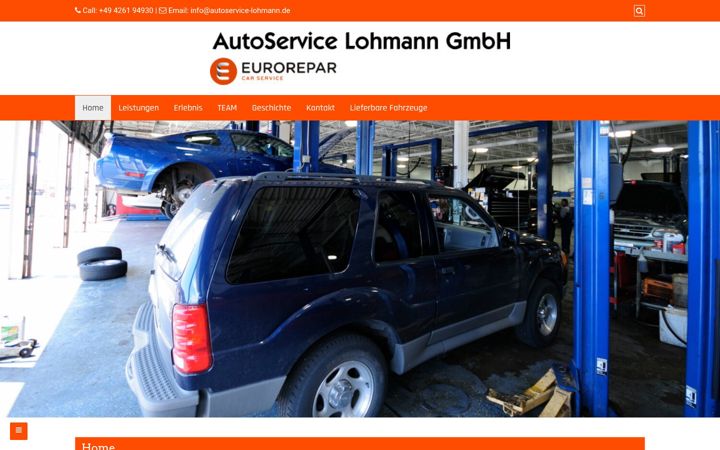 Screenshot von autoservice-lohmann.de