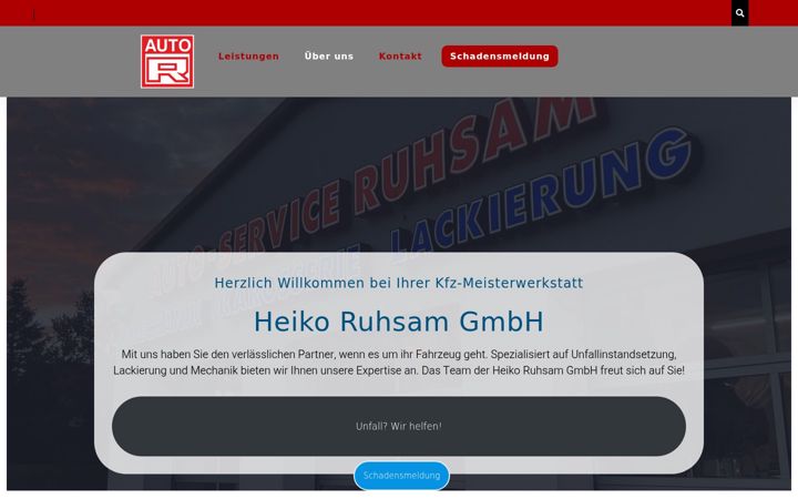 Screenshot of autoservice-ruhsam.de