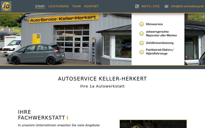 Screenshot of autoservice-schneeberg.de