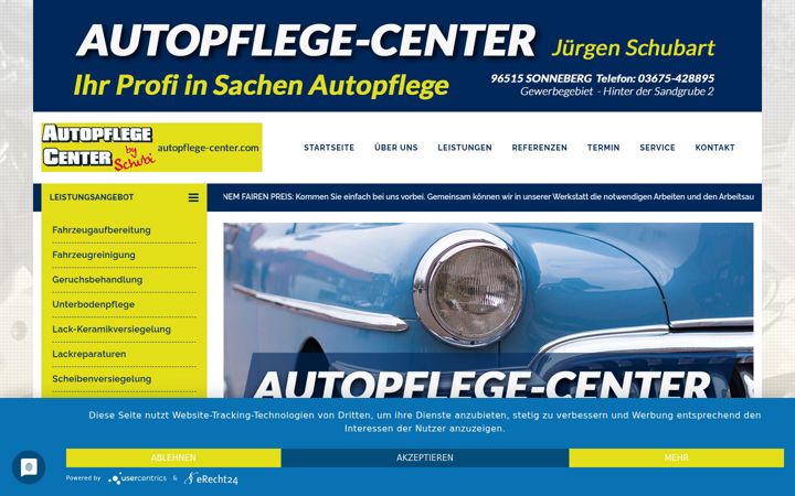 Captura de pantalla de autoservice-sonneberg.de