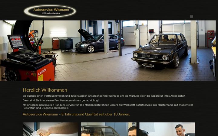 Ekrano kopija autoservice-wiemann.de