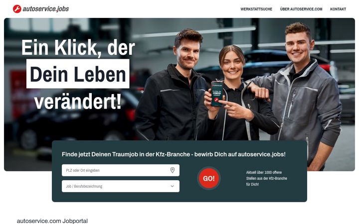 Screenshot of autoservice.jobs