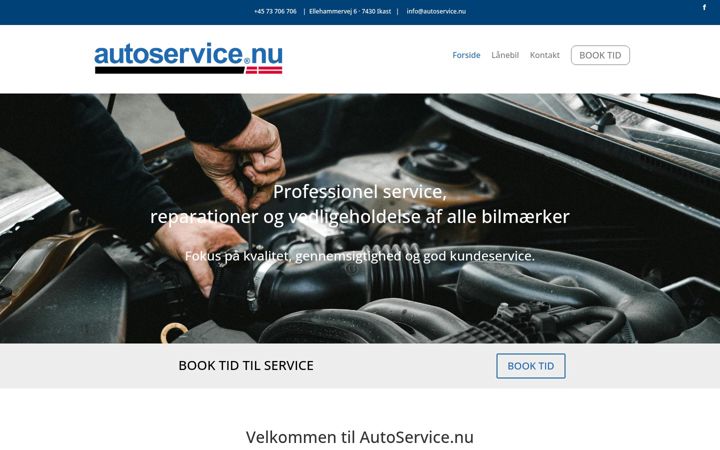 Screenshot of autoservice.nu