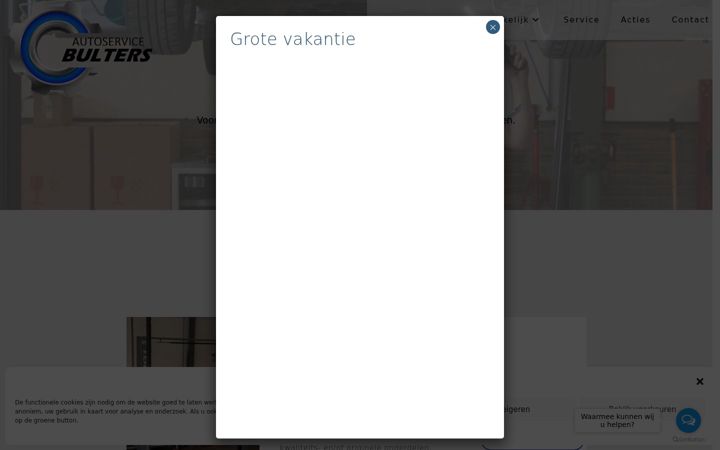 Captura de pantalla de autoservicebulters.nl