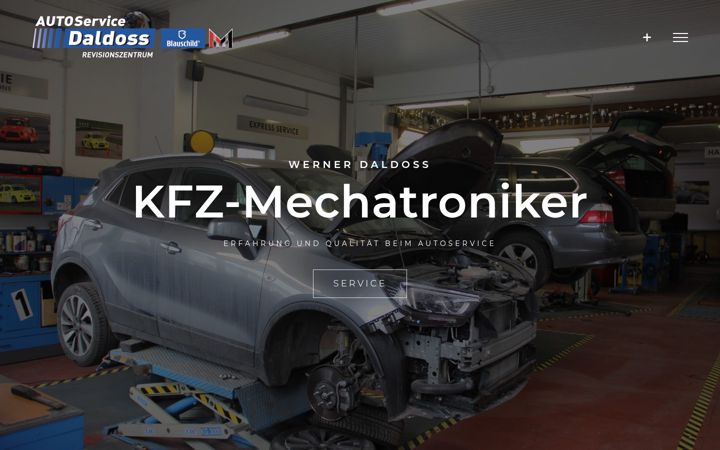 Skjámynd af autoservicedaldoss.it