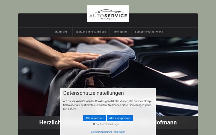 Screenshot of autoservicemaikhofmann.de