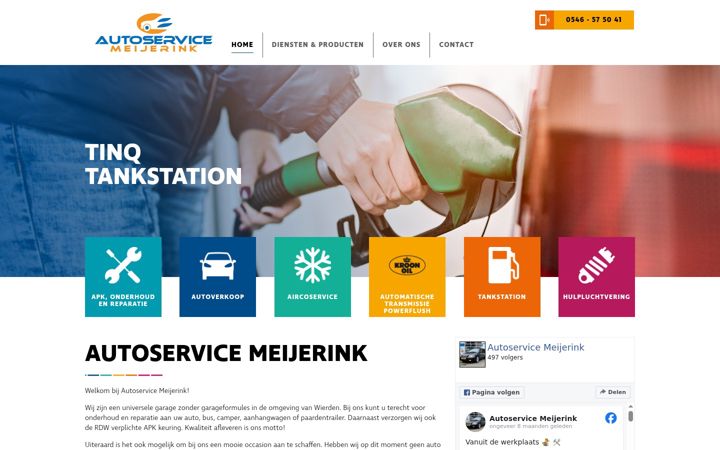 Screenshot of autoservicemeijerink.nl