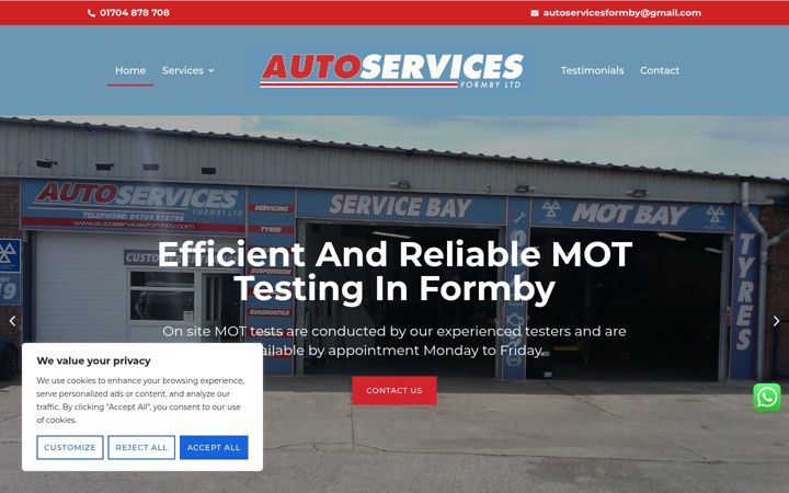 Captura de ecrã de autoservicesformby.com
