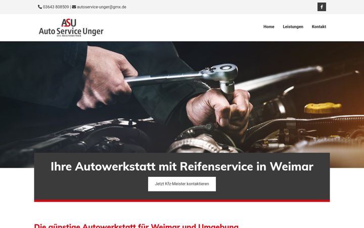 Screenshot of autoserviceunger.de