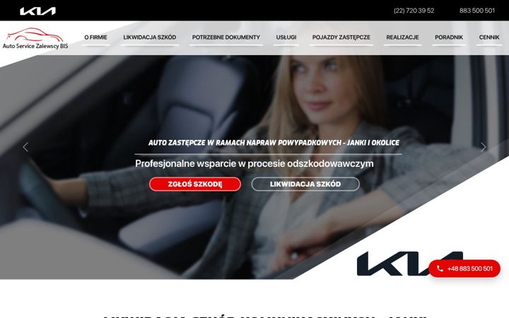 Screenshot of autoservicezalewscybis.pl