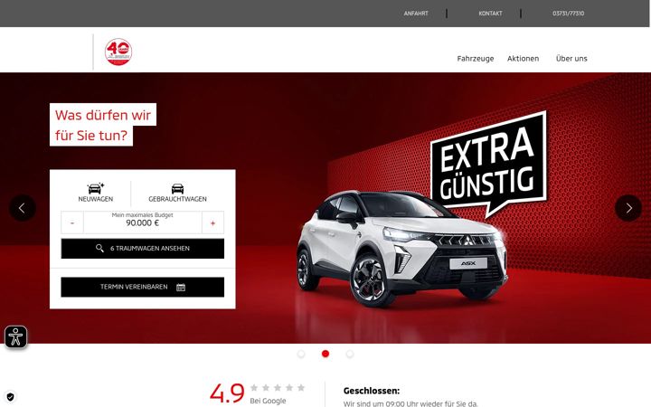 Screenshot of autoservicezimmermann.de