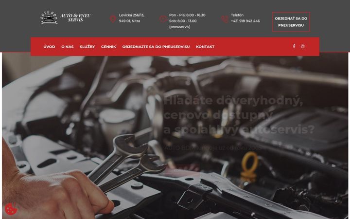 Screenshot of autoservis-bdm.sk