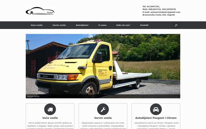 Screenshot of autoservis-damir.hr