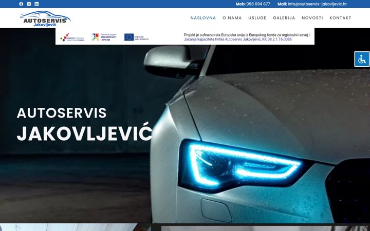 Screenshot of autoservis-jakovljevic.hr