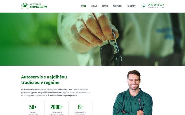 Screenshot of autoservis-kovohron.sk