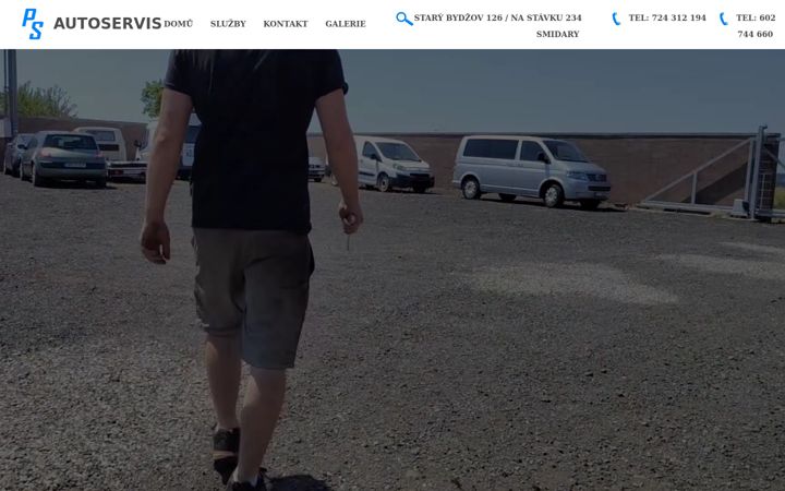 Captura de ecrã de autoservis-ps.cz