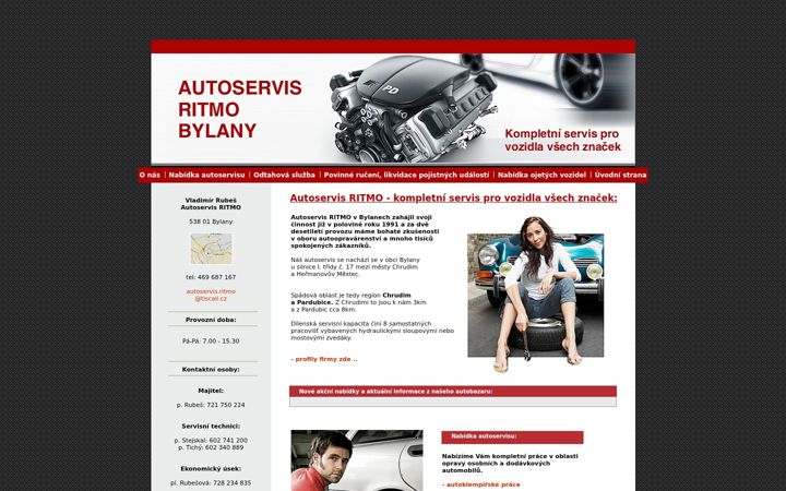 Screenshot of autoservis-ritmo.cz