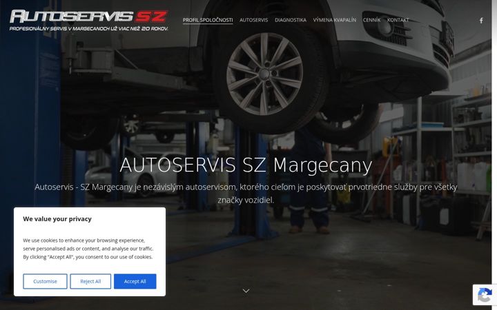 Screenshot of autoservis-sz.sk