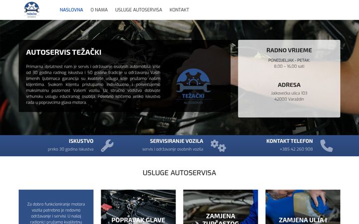 Screenshot of autoservis-tezacki.hr