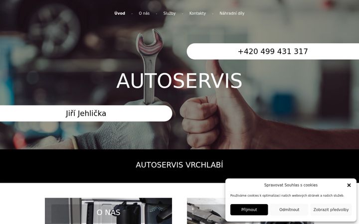 Screenshot of autoservis-vrchlabi.cz