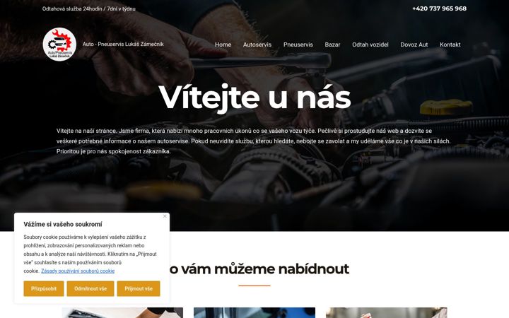 Skjermbilde av autoservis-zamecnik.cz