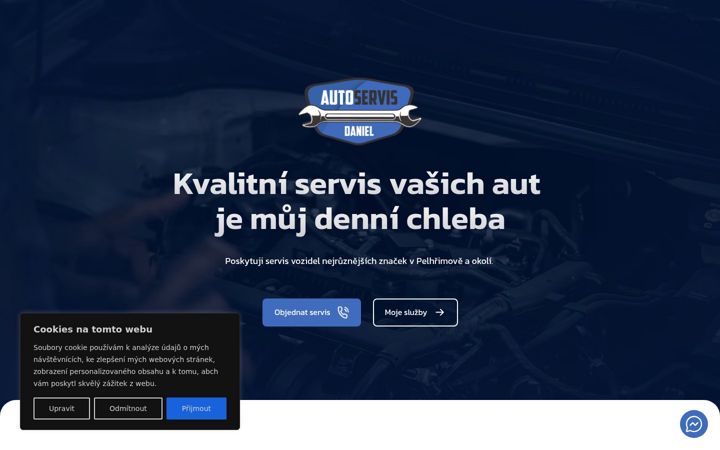 Screenshot of autoservisdaniel.cz