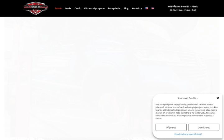 Screenshot of autoservishaus.cz
