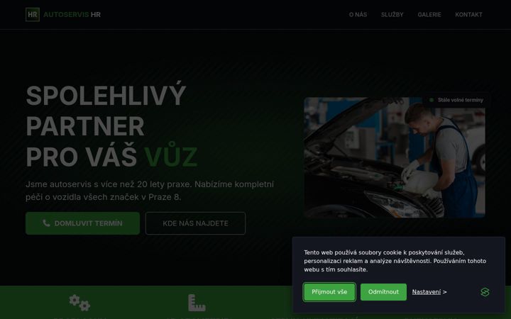 Screenshot of autoservishr.cz