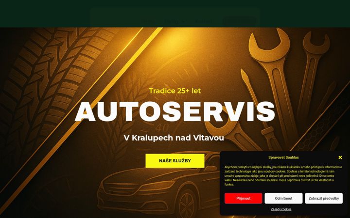 Skjermbilde av autoserviskralupy.cz