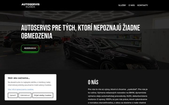 Screenshot of autoserviskurek.sk