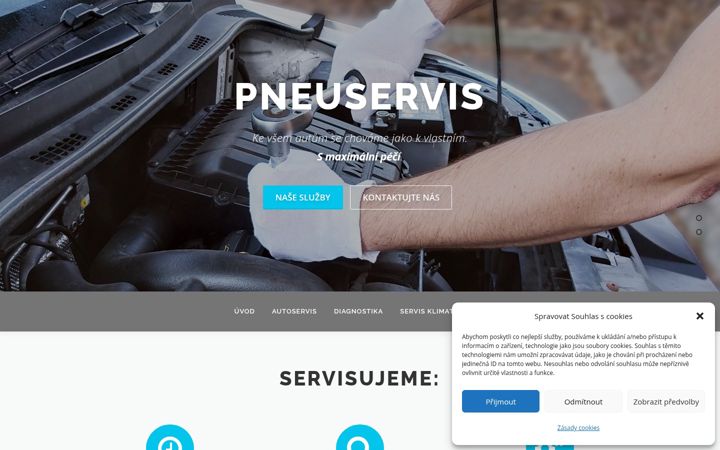 Skjermbilde av autoservispavlicek.cz