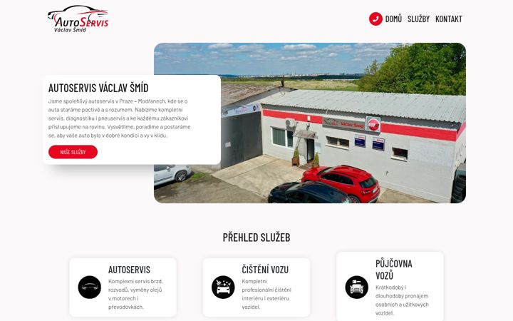 Screenshot of autoservissmid.cz