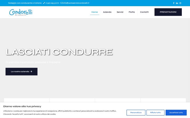Screenshot of autoservizicondorelli.it