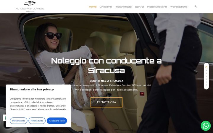 Screenshot of autoservizicortese.it