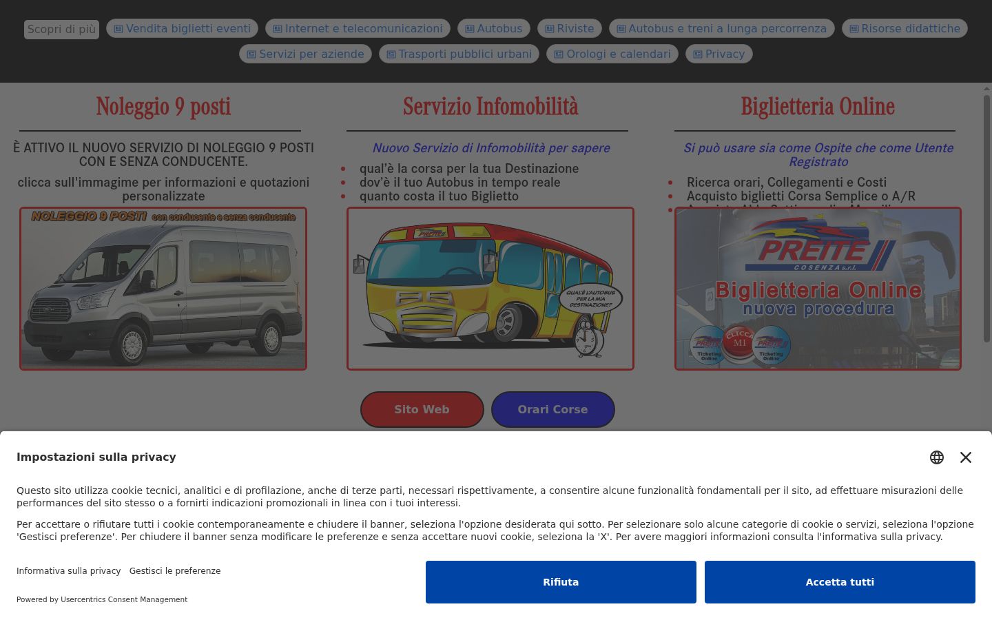 Zrzut ekranu banera zgody wyświetlanego przed jakąkolwiek interakcją