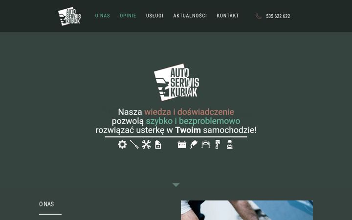 Screenshot of autoserwiskubiak.pl