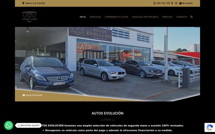 Screenshot of autosevolucion.com