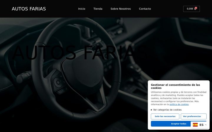 Screenshot of autosfarias.es