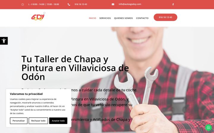 Screenshot of autosgodoy.com