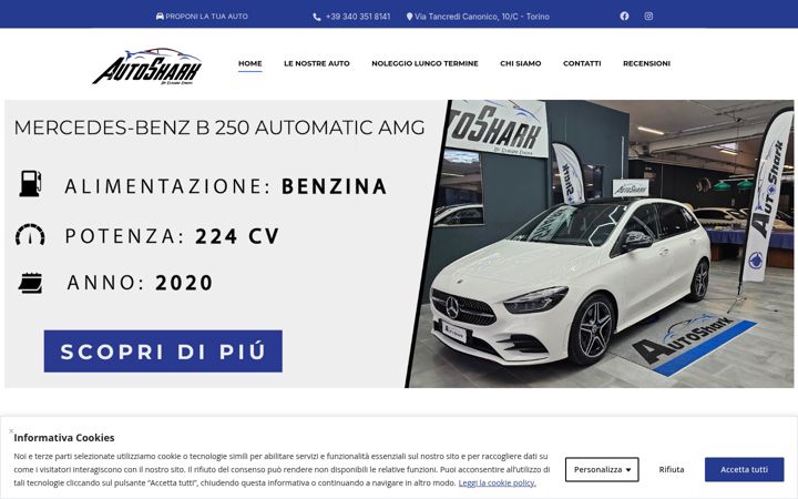 Snímek obrazovky autoshark.it